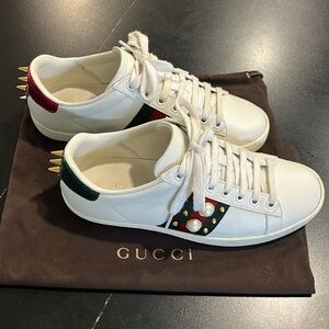 Gucci sneakers.